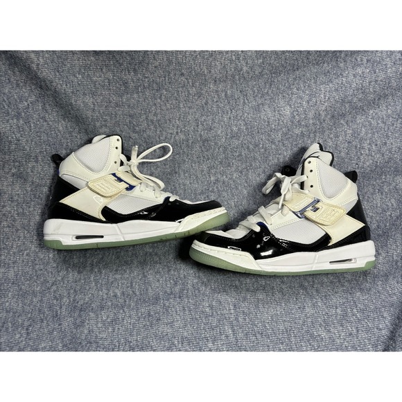 Other - Nike Air Jordan Flight 45 High Concord White, Black Blue Basketball Boys Size 5Y